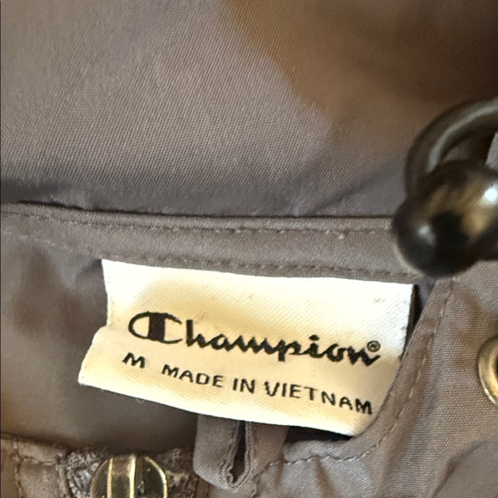 Champion Duke University Gray Hooded Pullover with Front Pocket - Picture 2 of 13